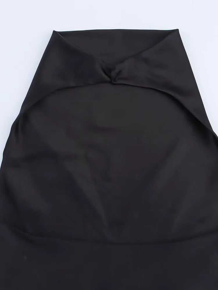 Elegant Women's Summer Halter Mini Dress - Backless Cocktail Party Wear 2