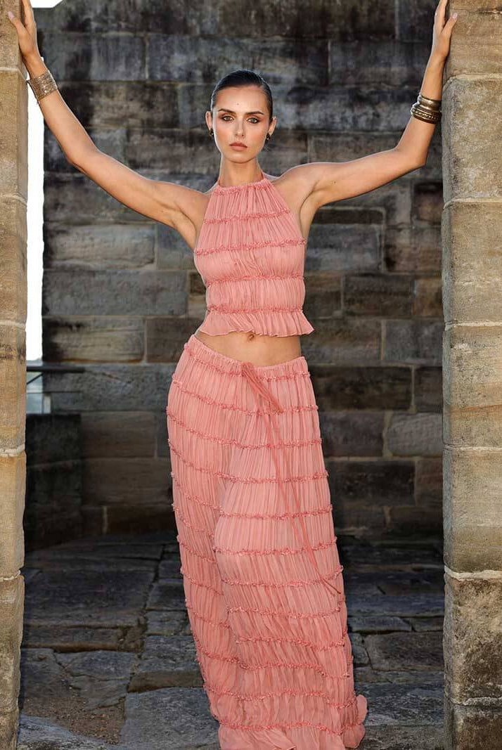 Valerie two-piece set with frill details - SOERA Store