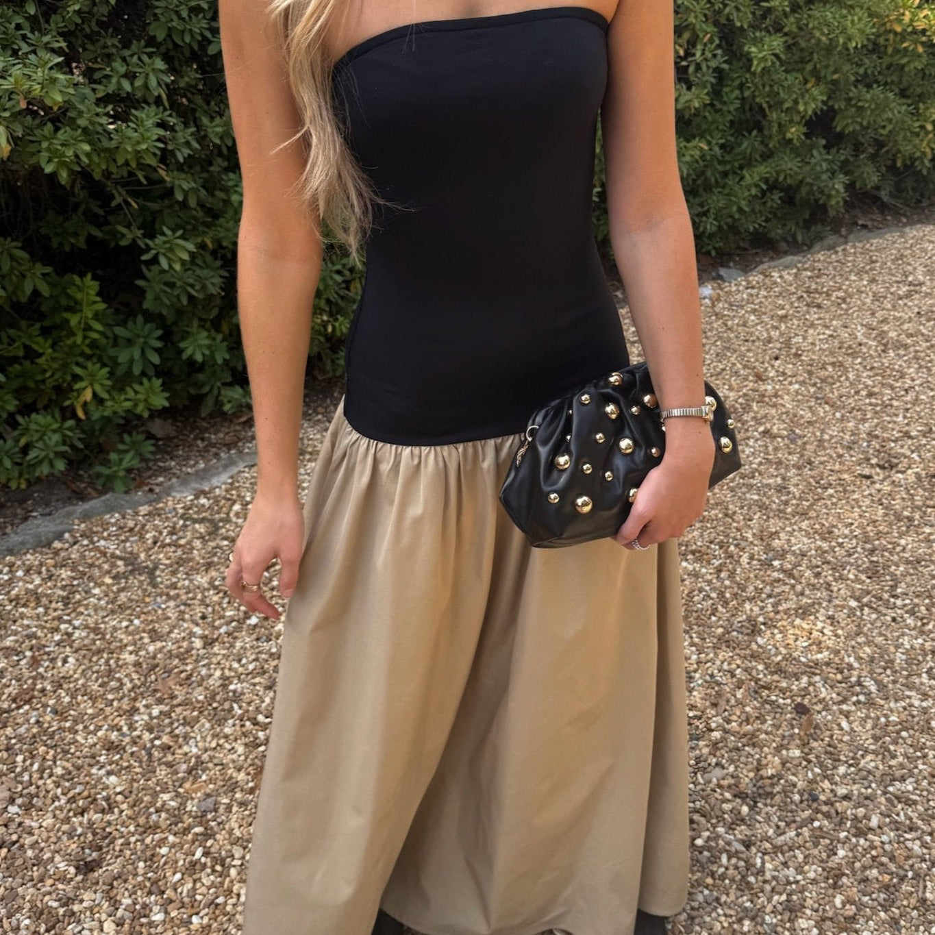 Robe maxi Sienna Contrast Honor