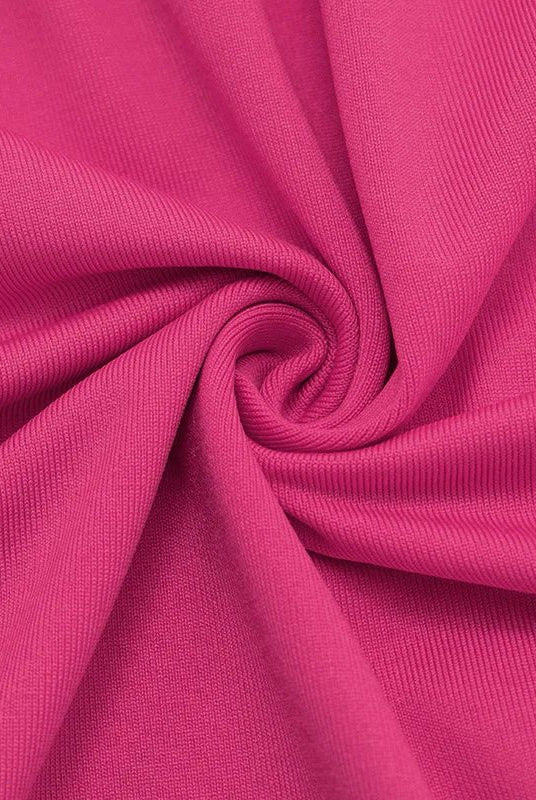SOERA Elena Ruched Halter Mini Dress - Dress - Pink S