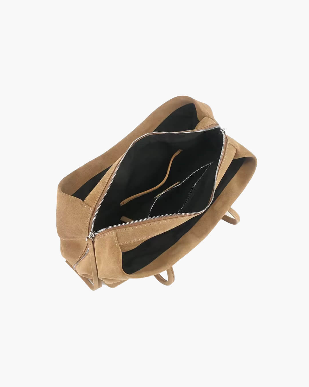 SOERA Carly Frosted Suede Tote Bag - Bag - SOERA-325059-SUE-40-56867 Coffee 40 x 17 x 25 cm