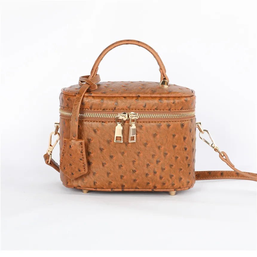 SOERA Delphine leather Box Bag - Bag - Brown