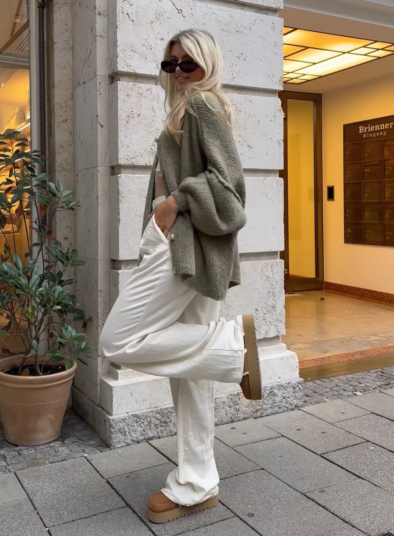 SOERA Greta Long Cardigan - Cardigans - WZ1758162480456434923 Creme S