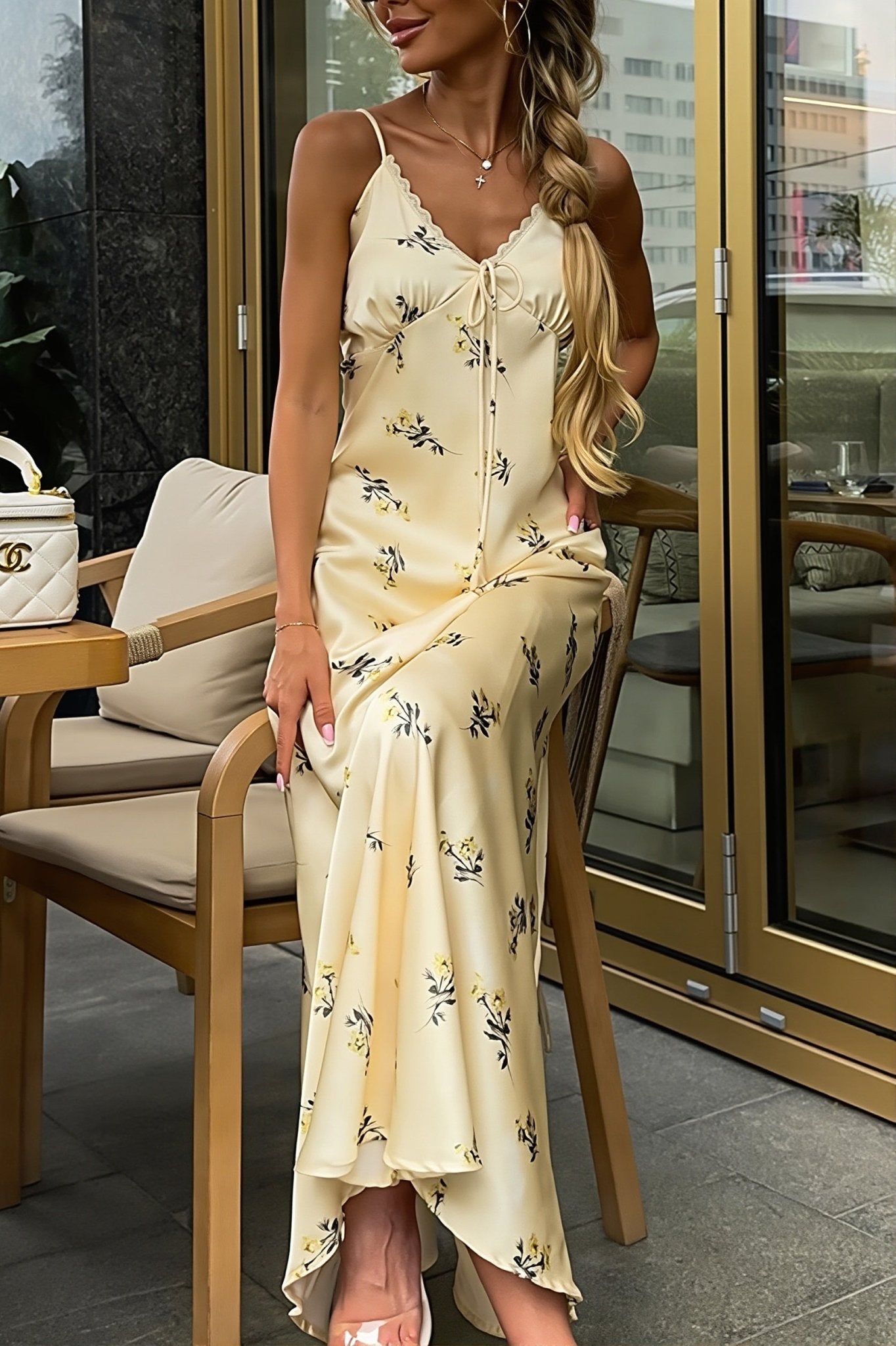 SOERA Elara Lace Cami Maxi Dress - Dress - SOERA-416771-L-OS-56387 L