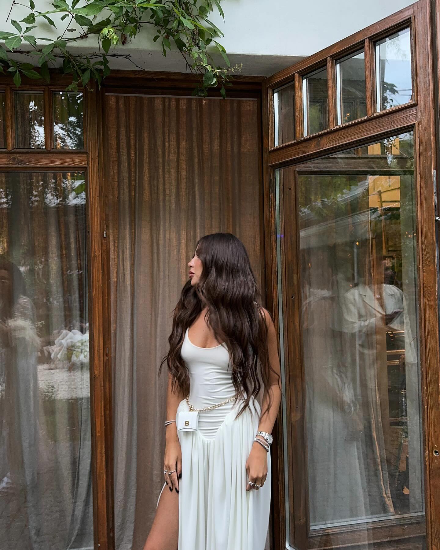 SOERA Sienna High Slit Maxi Dress - Dress - White L