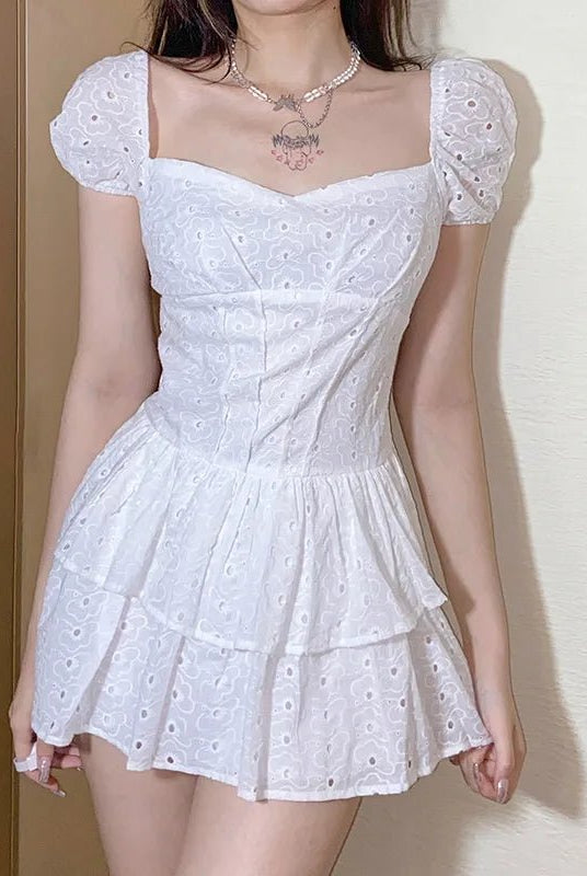 SOERA Sophia Elegance Corset Dress - Dress - White XS