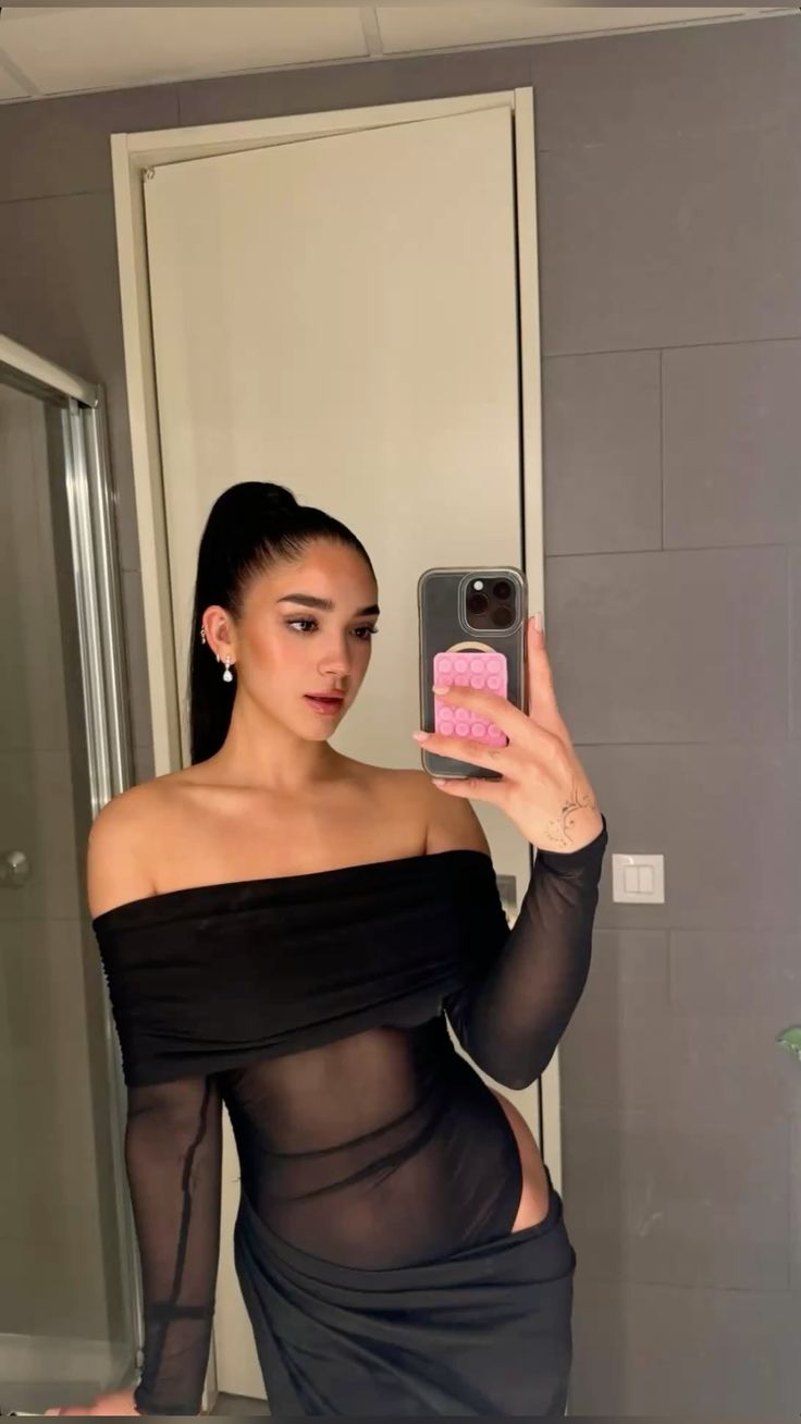 SOERA Lizy Long Sleeve Mesh Maxi Dress - Dresses - 1005008319705746-;Ma1769140532686219835 Black XS