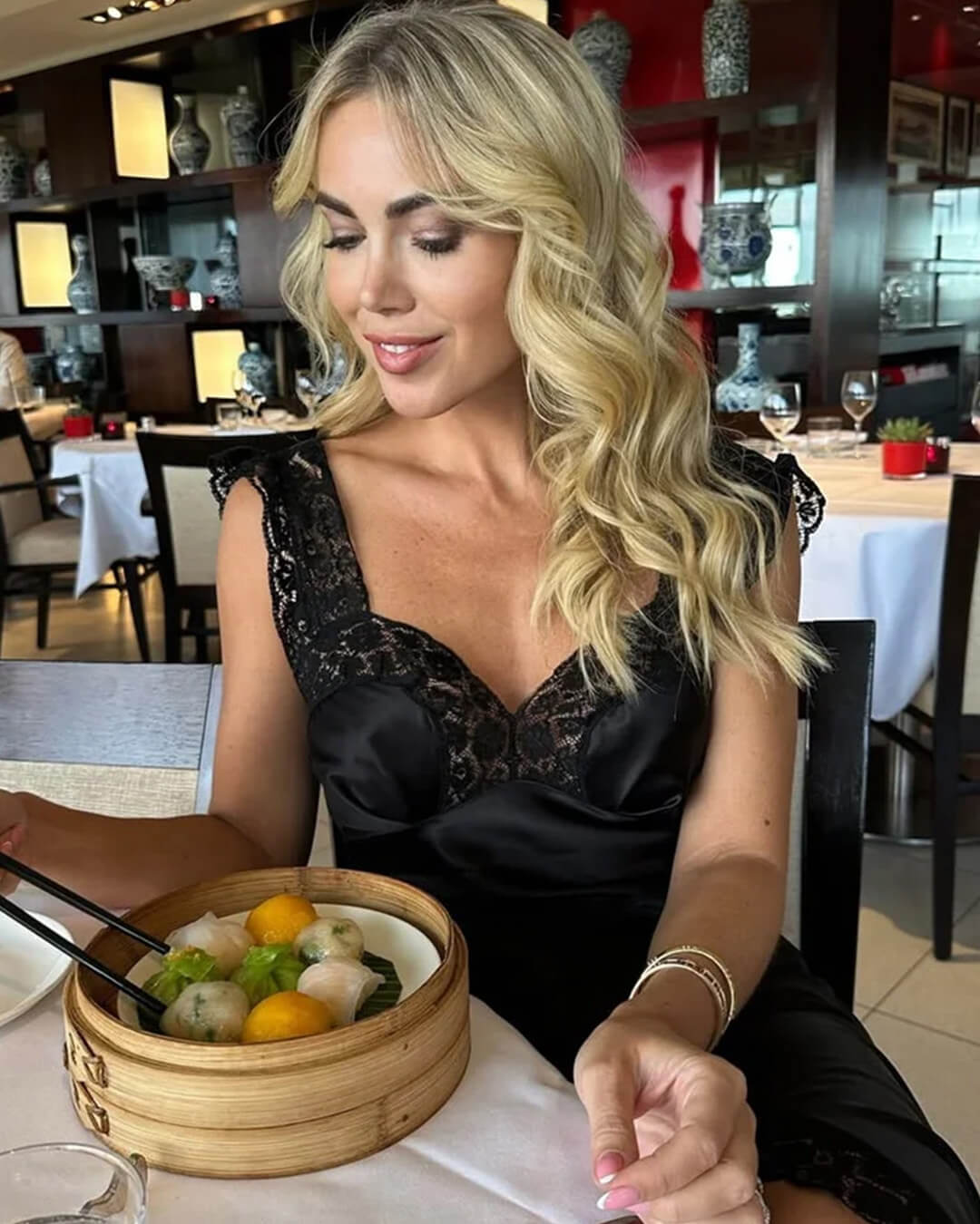 SOERA Piper Satin Lace Maxi Dress - Dresses - 1005009954790316-;Hm1774621553238043170 Black M