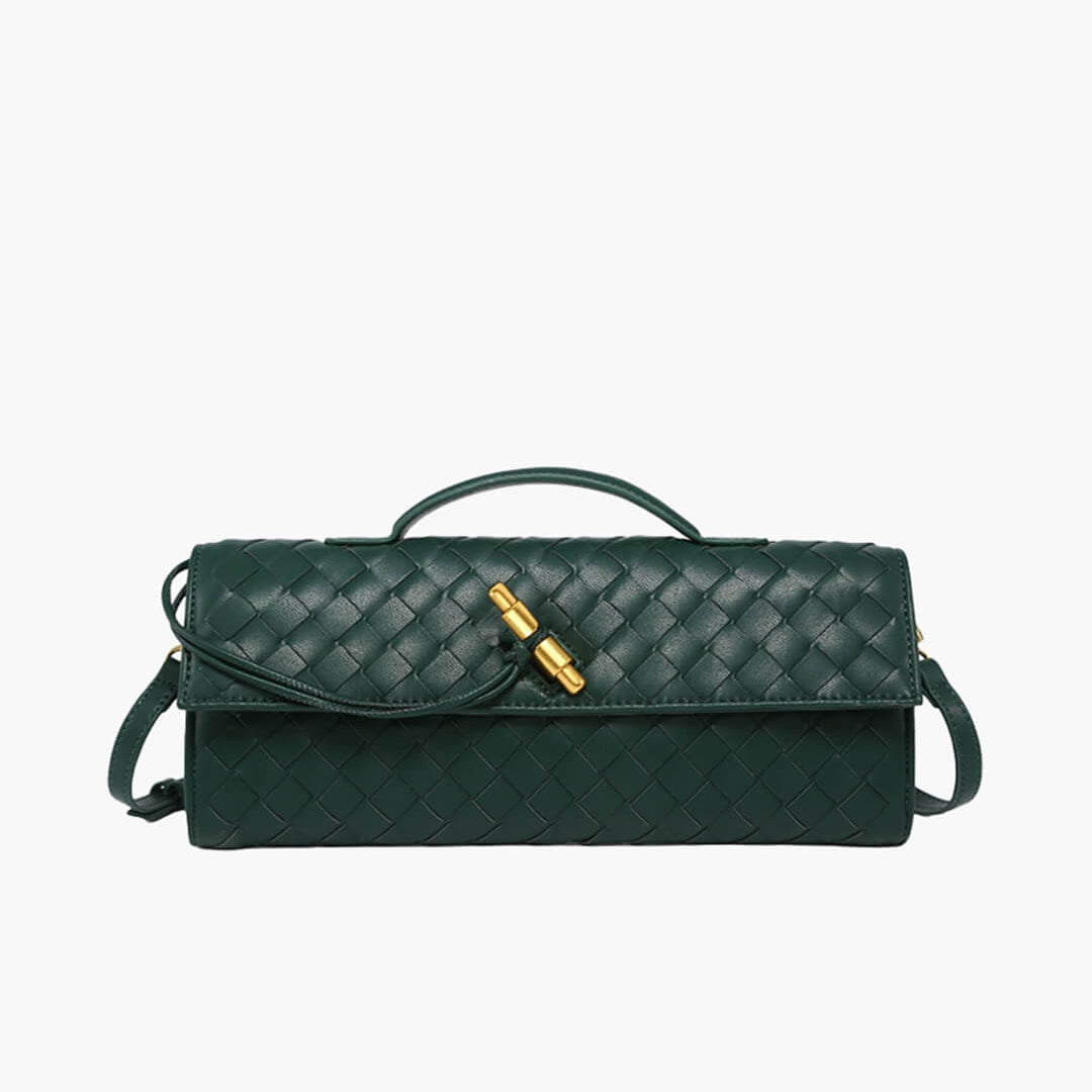 SOERA Bianca Woven Bag - Handbags - DBAD2-RE565001 Darkgreen