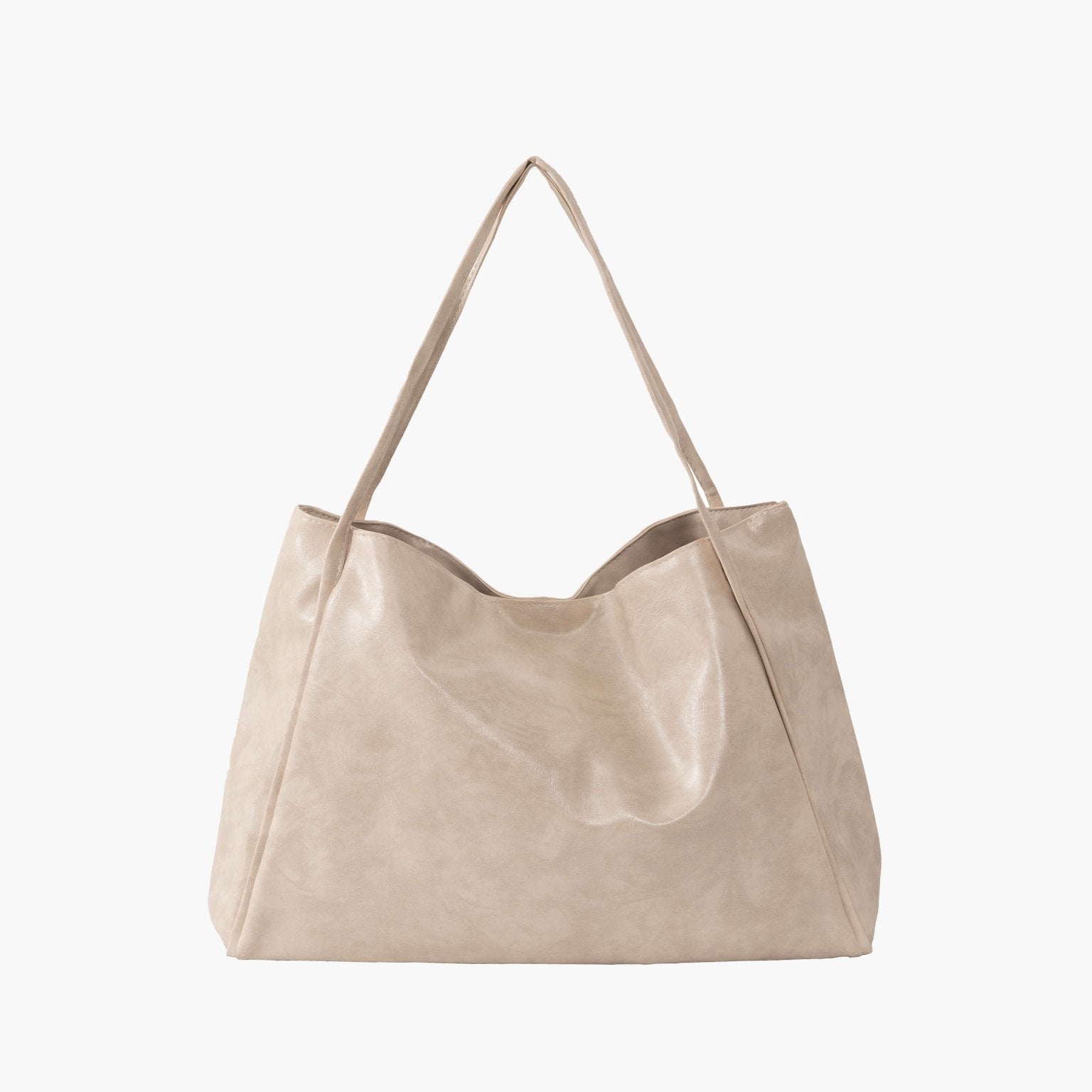 SOERA Diane Shopper Bag - Handbags - Soera-Diane-Faux-Leather-Bag-Burgundy-White White Regular