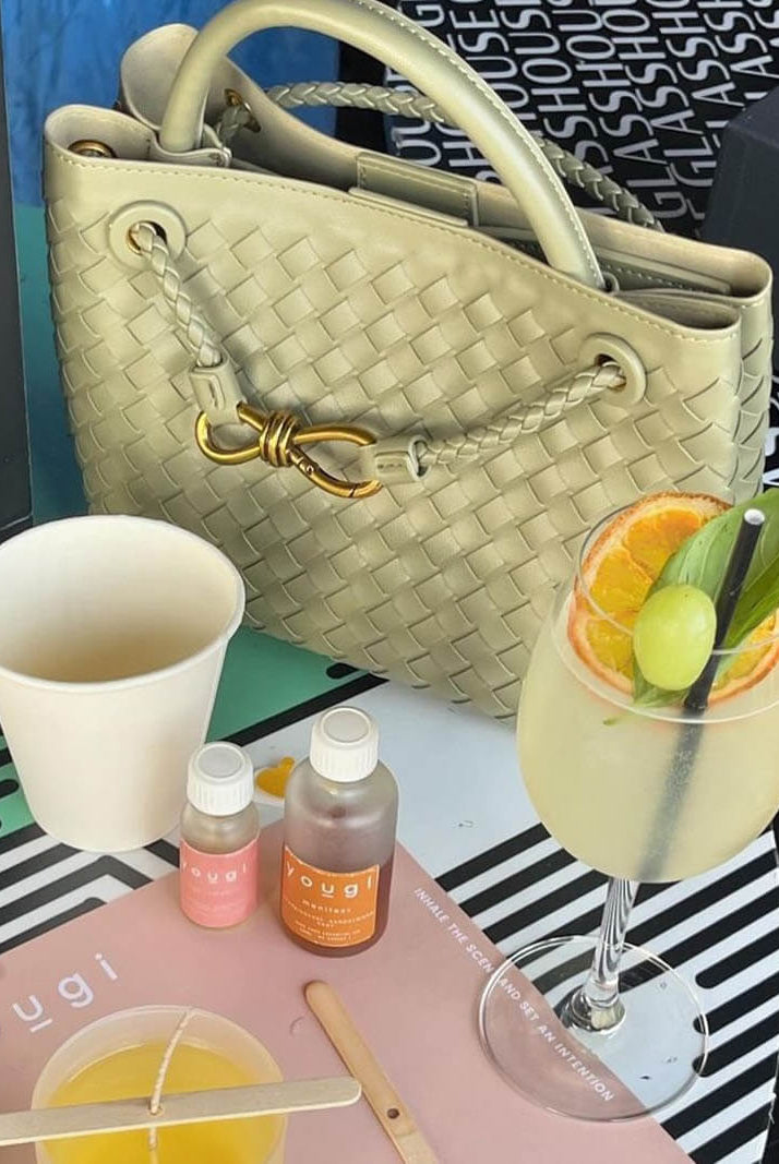 SOERA Lucia Woven Bag - Handbags - DBAD2-RE700001 Medium Coffee