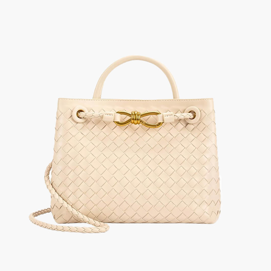 SOERA Lucia Woven Bag - Handbags - DBAD2-WK295006 Medium Creme