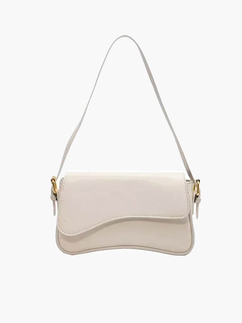 SOERA Mila Shoulder Saddle Bag - Handbags - Soera-Mila-Shoulder-Bag-White White Regular
