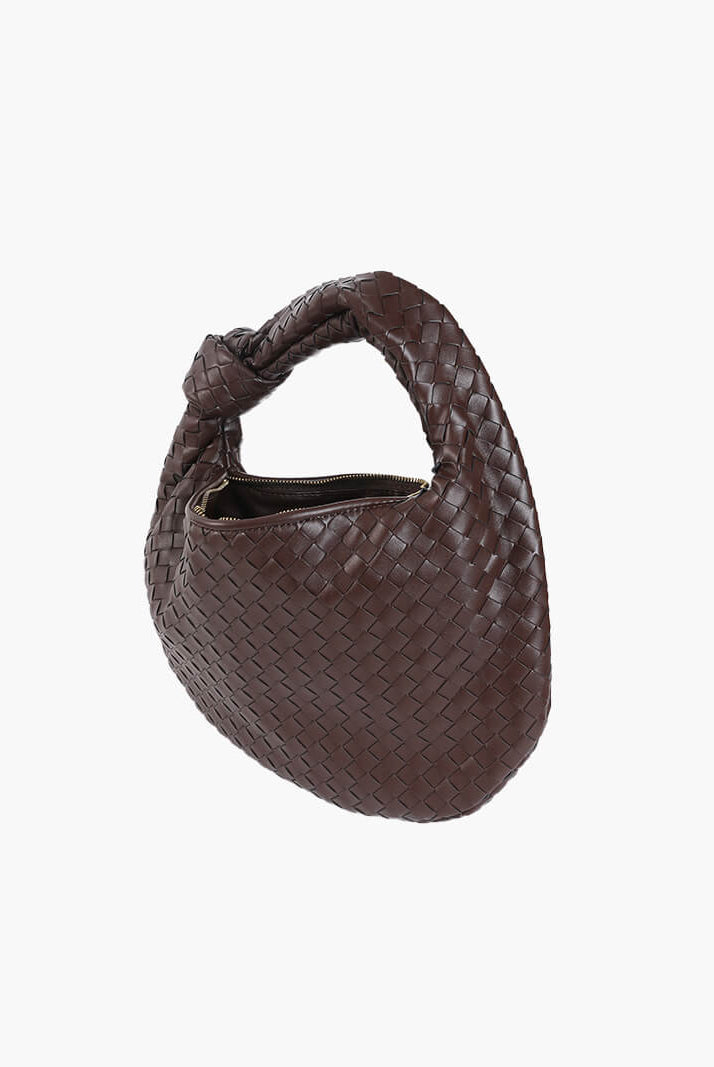 SOERA Woven bag Medium - Handbags - DBAD2-QK170001 Coffee