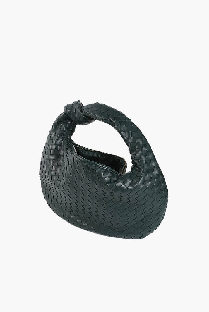 SOERA Woven bag Medium - Handbags - DBAD2-QK170006 Dark green