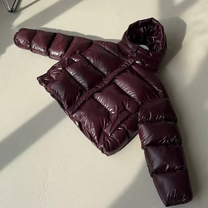 SOERA Judy Crop Puffer Jacket - Jackets - Burgundy L