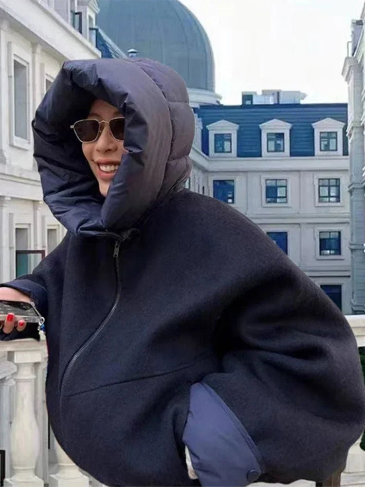 SOERA Marie Hooded Jacket - Jackets - Pz1761217667596969389 Navy Blue S