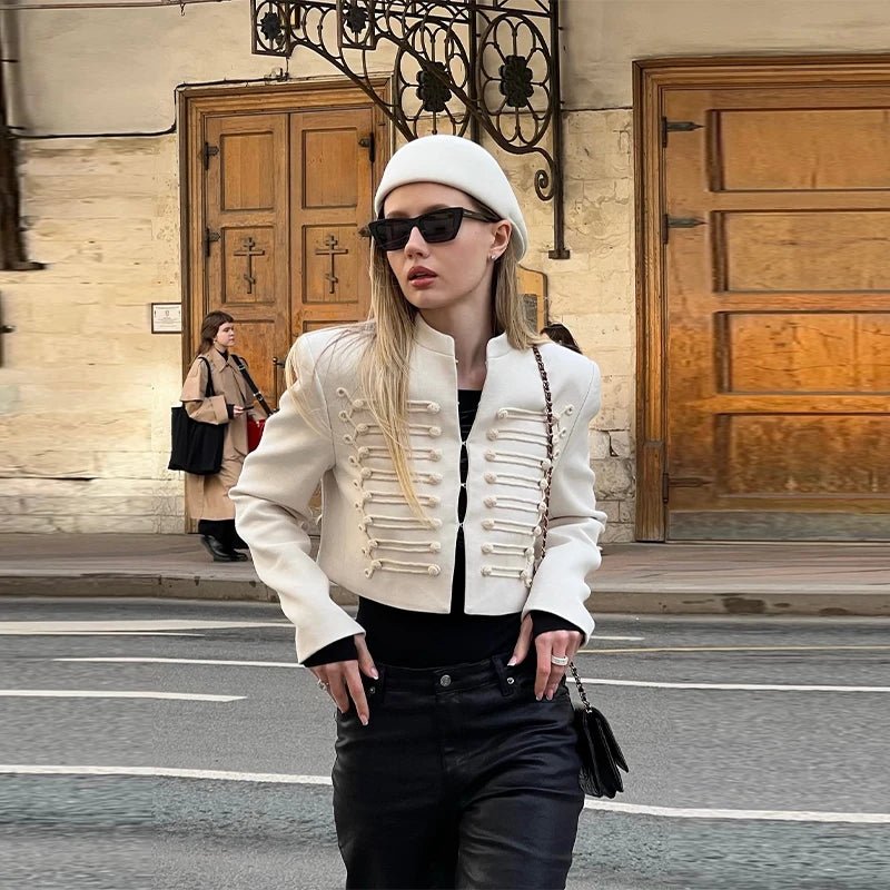 SOERA Nathalie Napoleon Jacket - Jackets - 1005010207586901-;wW1774621566650551980 White L