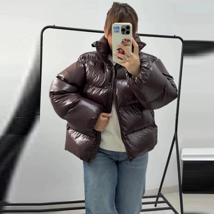 SOERA Nica Hooded Puffer Jacket - Jackets - VM1762345864132729132 Chocolate M