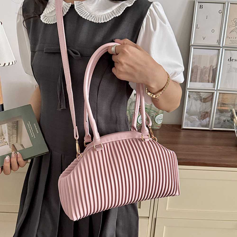 Sac bandoulière plissé Mariana