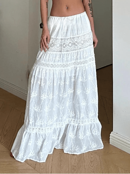 SOERA Margot Bohemian Crop Top Maxi Skirt Set - Matching Sets - Skirt S