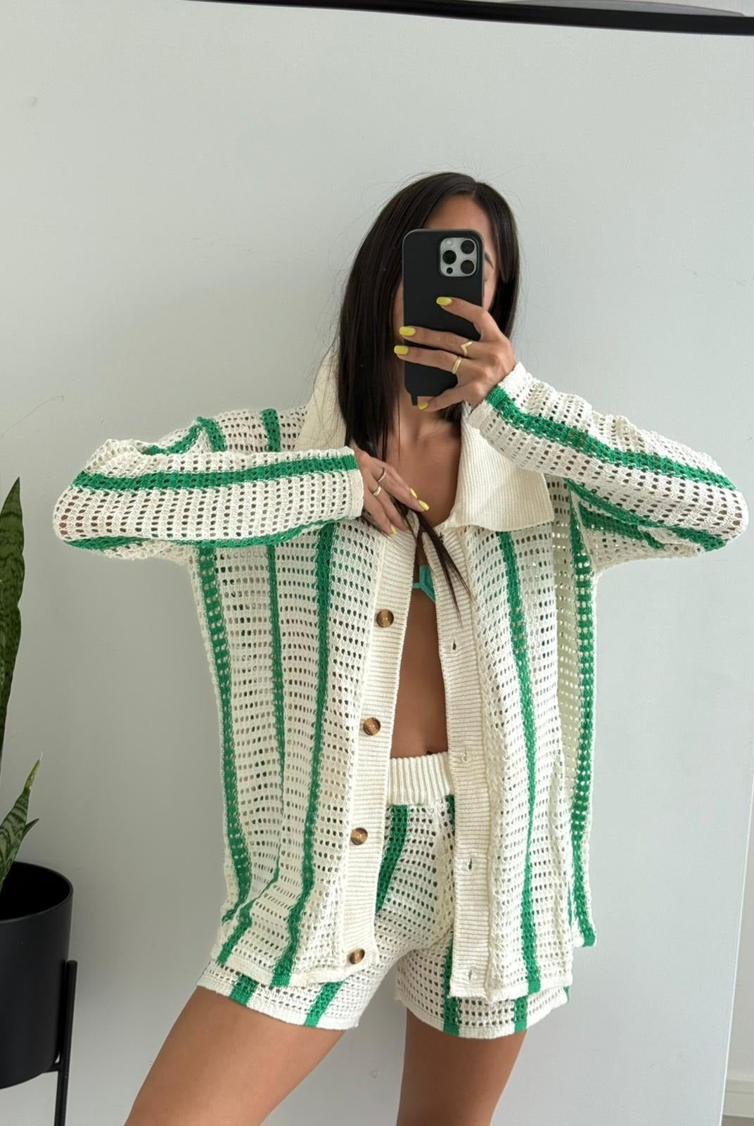 SOERA Vera Striped Crochet Two-Piece Set - Set - SOERA-544003-XL-OS-48227 XL