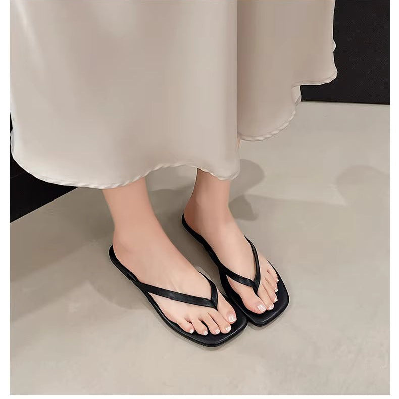 SOERA Fiona Square-Toe Beach Sandal - Shoes - SOERA-103363-DEF-OS-46410 Black 36