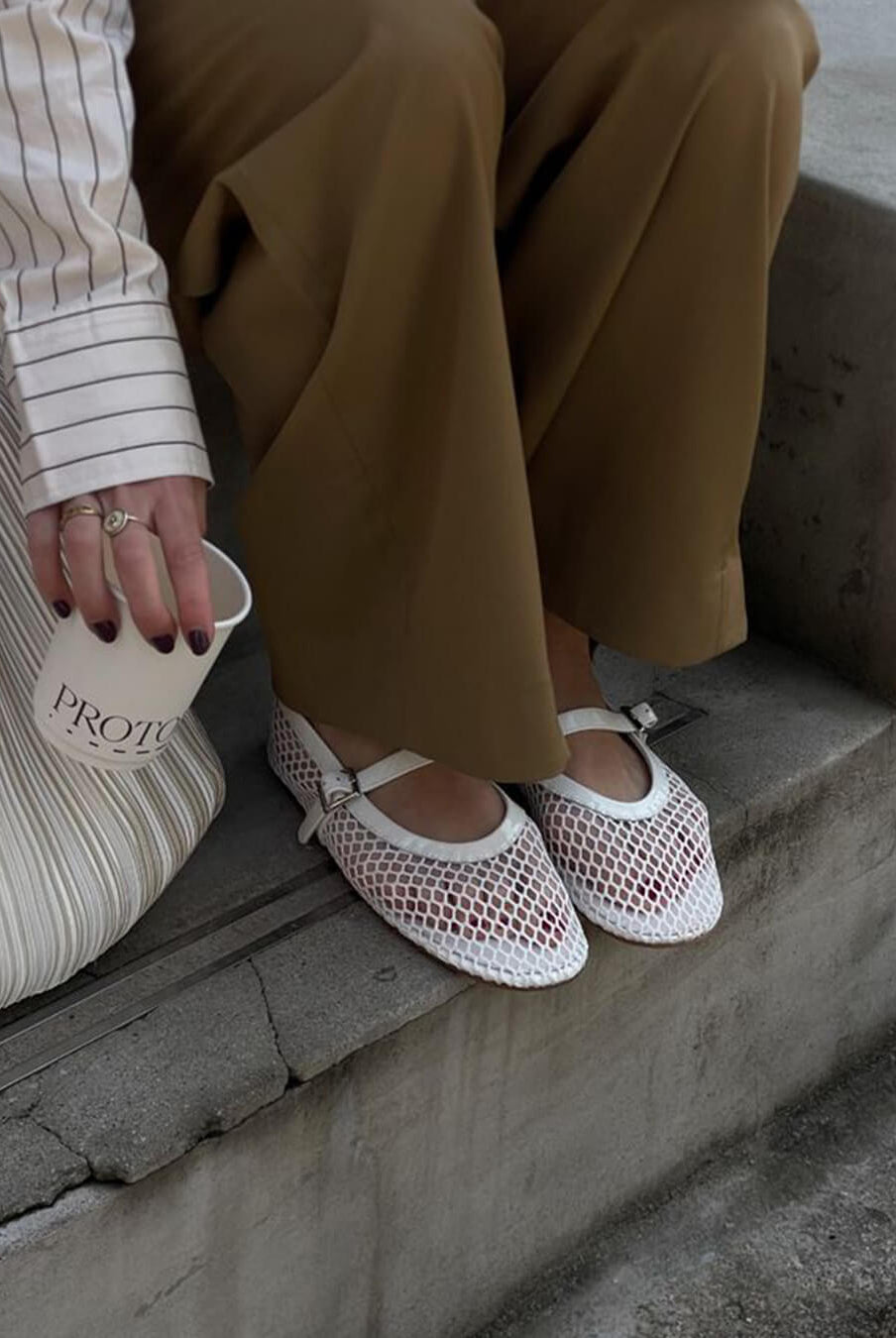 SOERA Rebecca Mesh Ballet Flats - Shoes - SOERA-Rebecca-Mesh-Ballet-Flats-Shoes-Black/36 Black 36