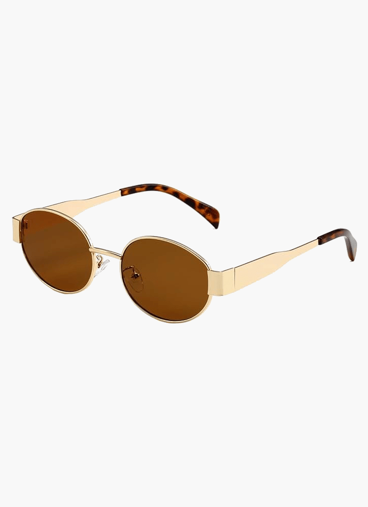 SOERA Cilia Sunglasses - Sunglasses - DHOD2-RE325008 Gold frame brown lenses