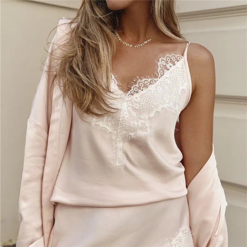 SOERA Bianca Satin Camisole Top - Top - SOERA-957635-DEF-OS-62948 Pink S