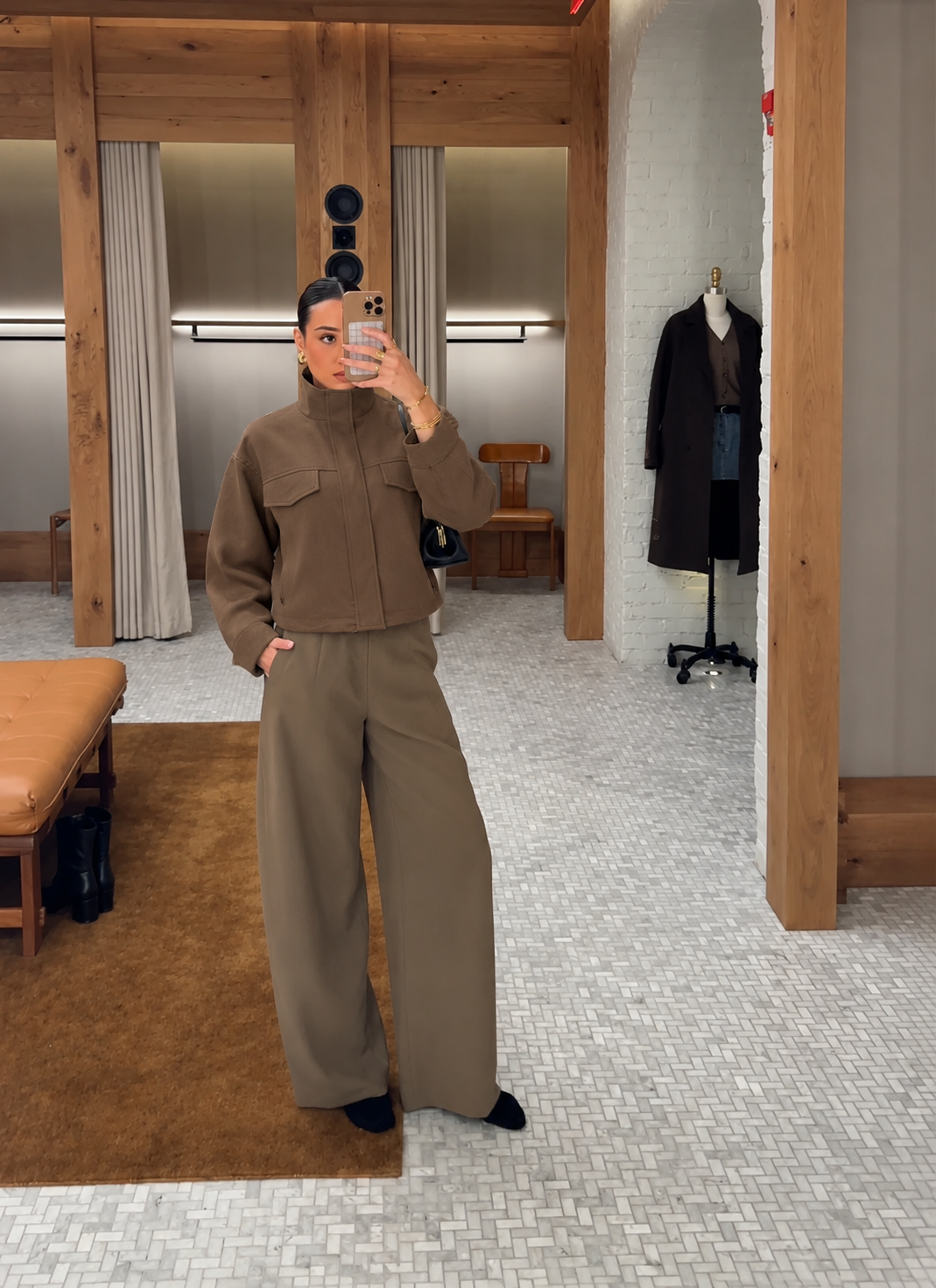 Dida Brown Zip Jacket