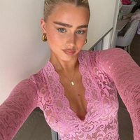 Lerna V-Neck Lace Top