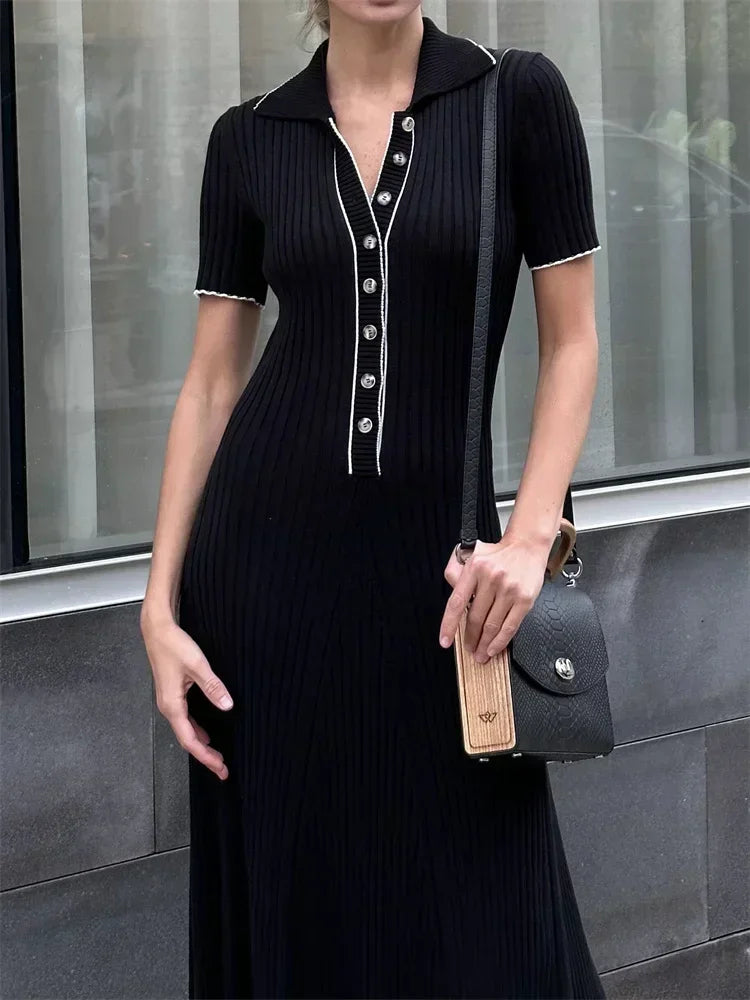 Robe en maille tricot Serena