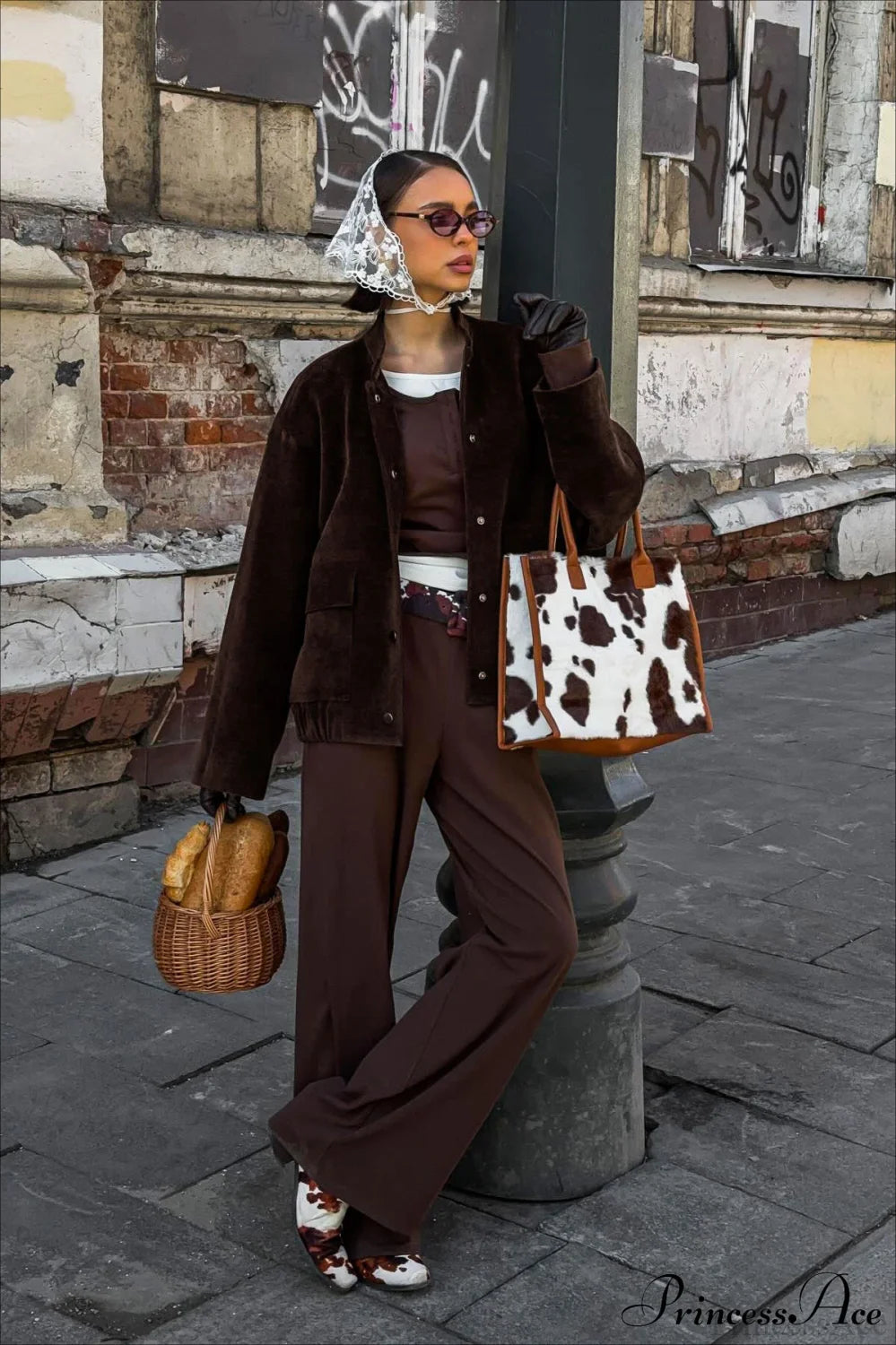 Stylish Corduroy Retro Jacket Coat with Stand Collar and Loose Fit 3