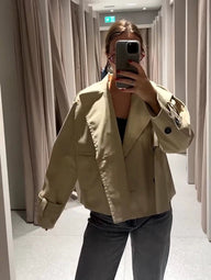 Dhelia Short Trench Coat