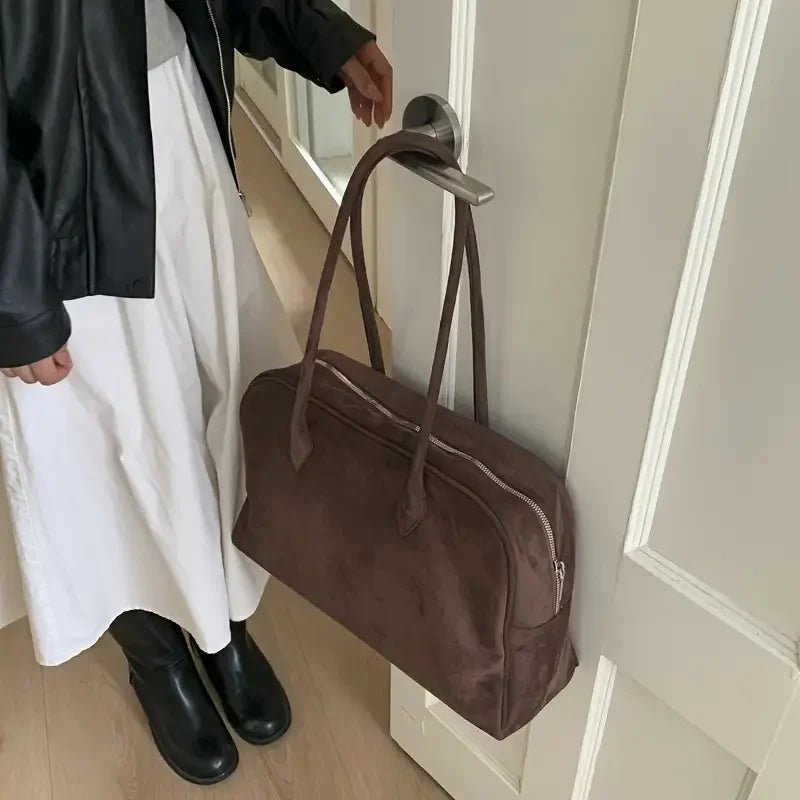 SOERA Beatrice Vintage Leather Laptop Tote - Bag - 