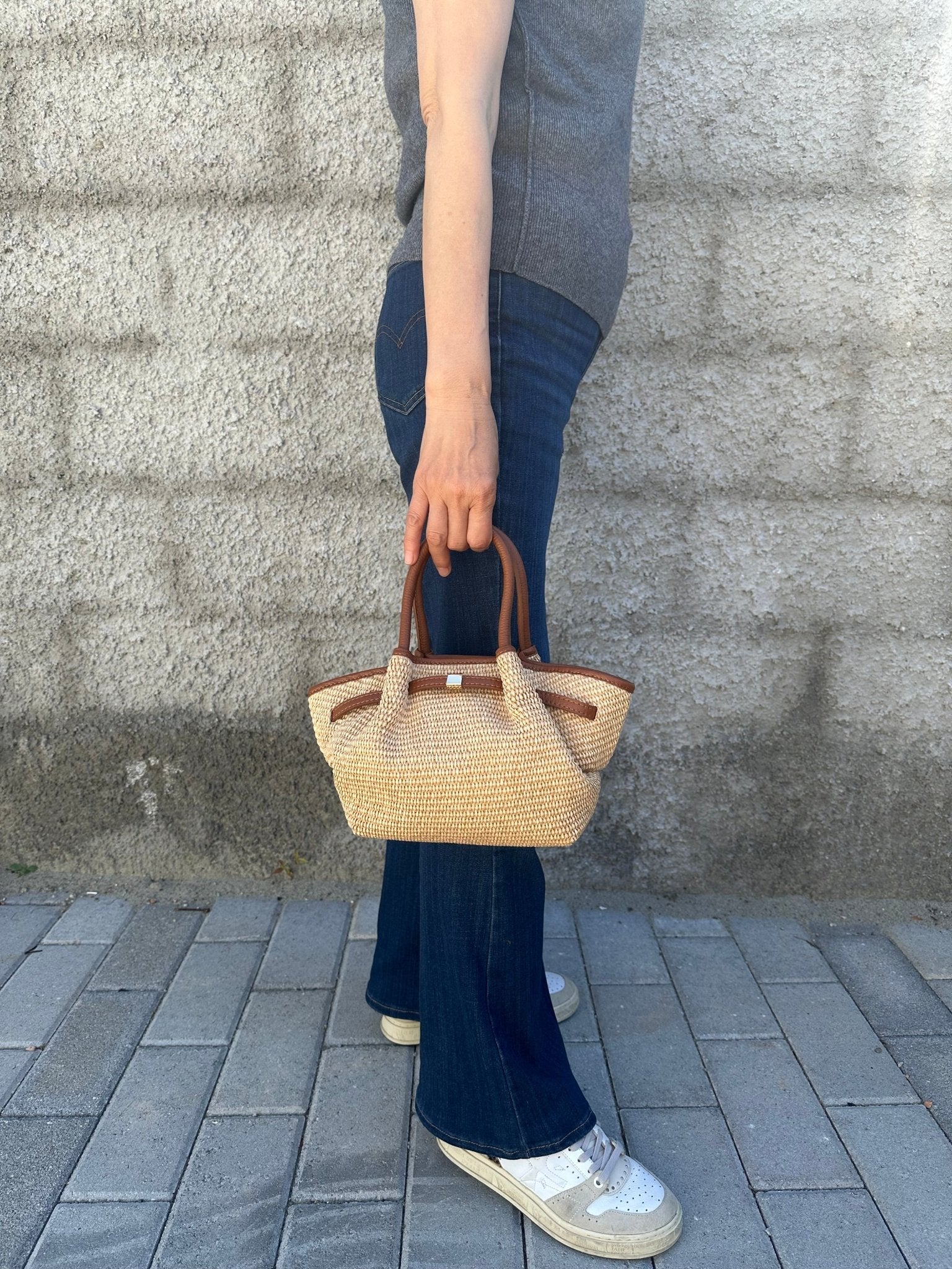 SOERA Francia Small Woven Tote Bag - Bag - SOERA-410435-BLA-OS-13987 Black