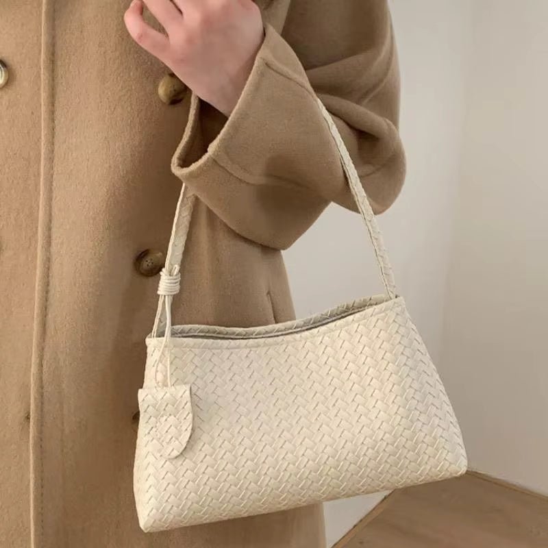 SOERA Jasmin Woven Shoulder Bag - Bag - SOERA-327683-WHI-OS-24899 White