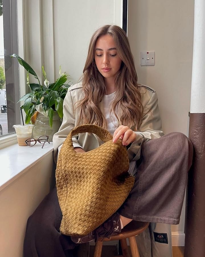 SOERA Linda Woven Faux Suede Tote Bag - Bag - SOERA-487811-DEE-30CMMA-29027 Camel