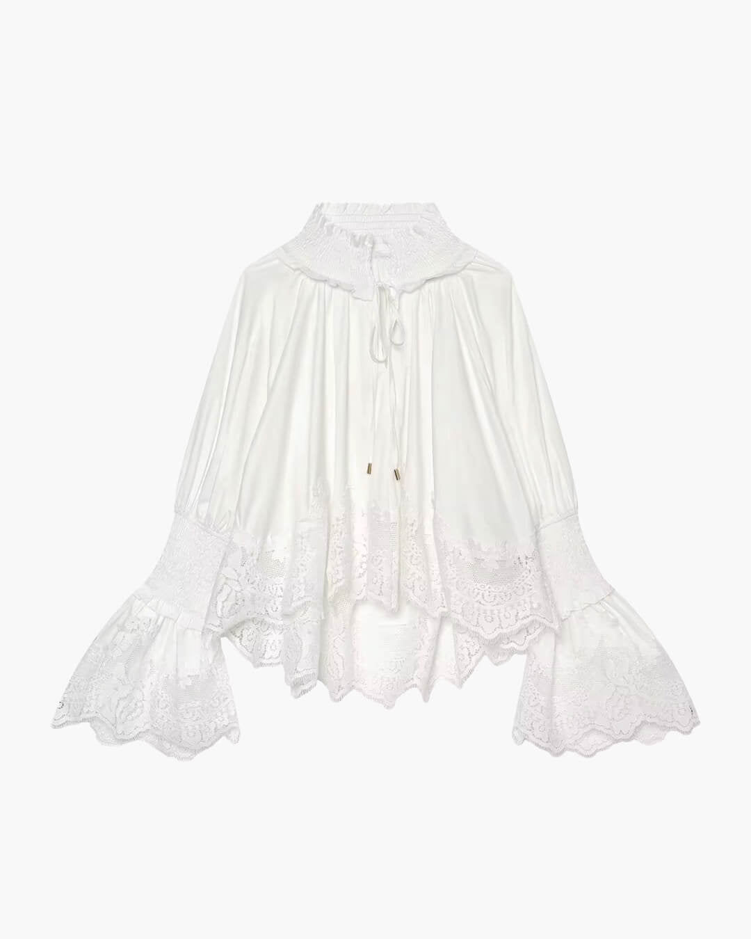 SOERA Aitema Embroidery Lace Trim Blouse - Blouse - SOERA-852995-DEF-OS-86339 XS