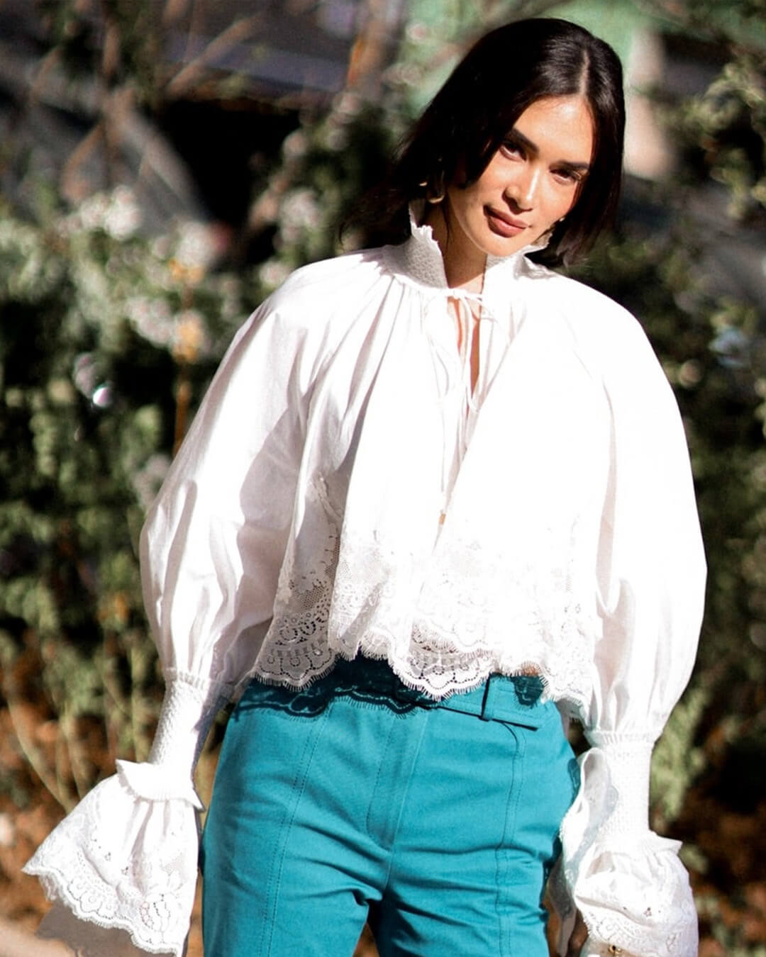 SOERA Aitema Embroidery Lace Trim Blouse - Blouse - SOERA-852995-DEF-OS-86342 L