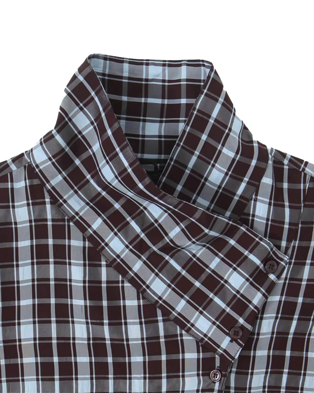 SOERA Rebecca Poplin Plaid Wrapped Shirt - Blouse - SOERA-334019-PLA-M-56003 M