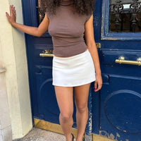 Mini Skort Bodycon Taille Basse Carmen
