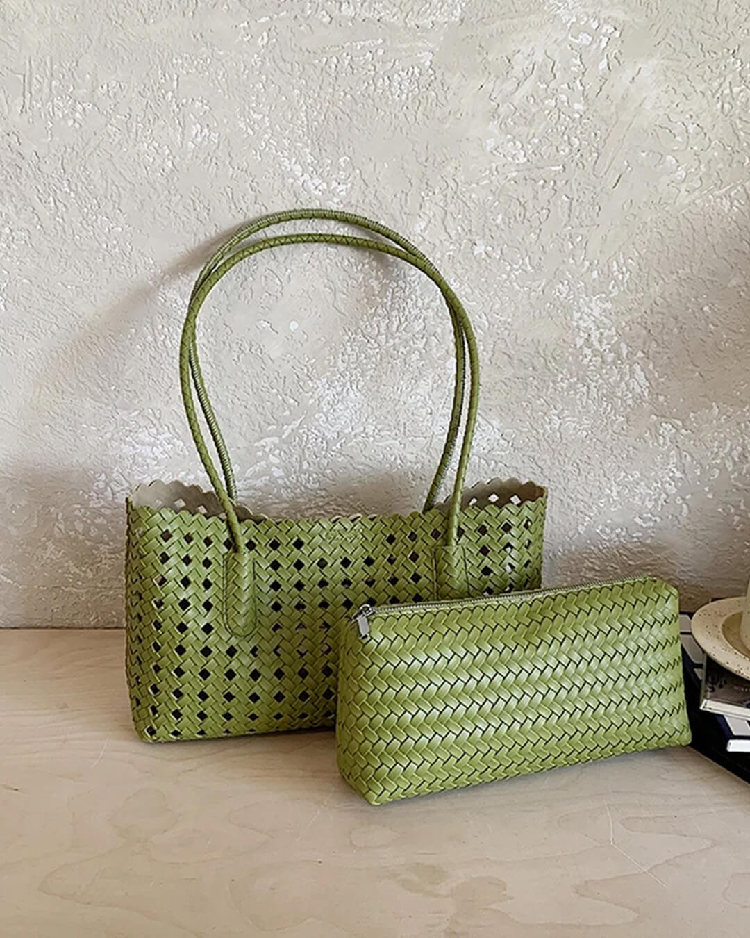 Briana sac cabas en paille tressée