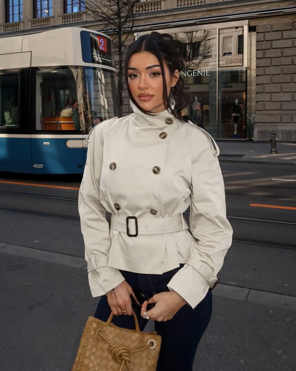 SOERA Teresa British Belted Trench Coat - Coat - SOERA-920451-KHA-M-18403 Beige M
