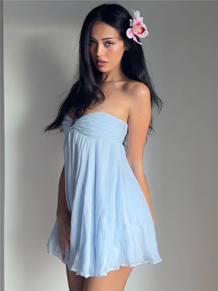 SOERA Merylle Mesh Patchwork Mini Bodycon Dress - Dress -  Pink XS
