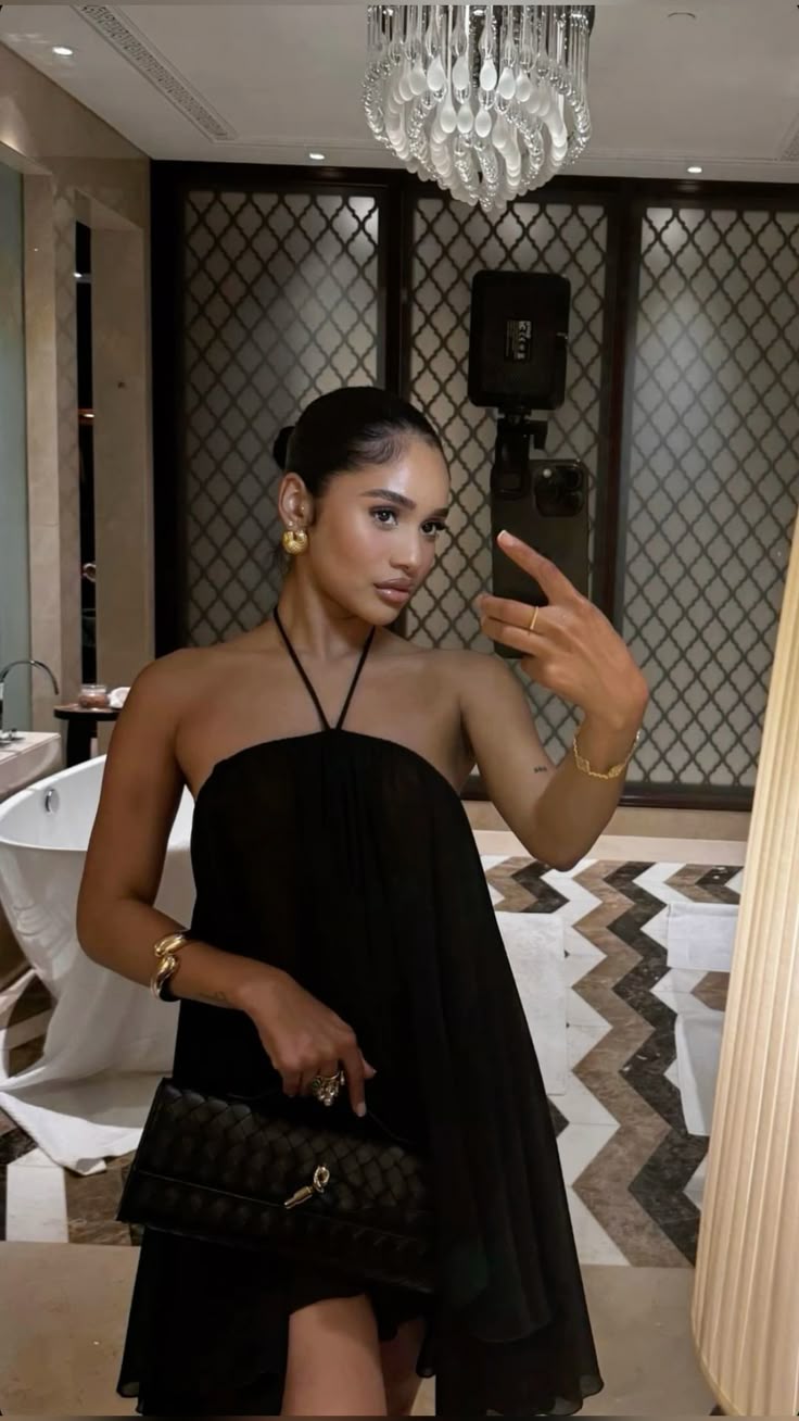 SOERA Sienna Backless Halter Mini Dress - Dress - SOERA-012227-DEF-OS-86246 Black L