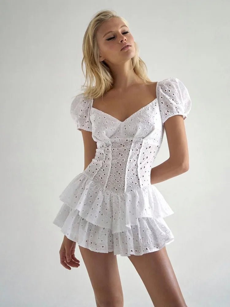 SOERA Sophia Elegance Corset Dress - Dress -  White XS