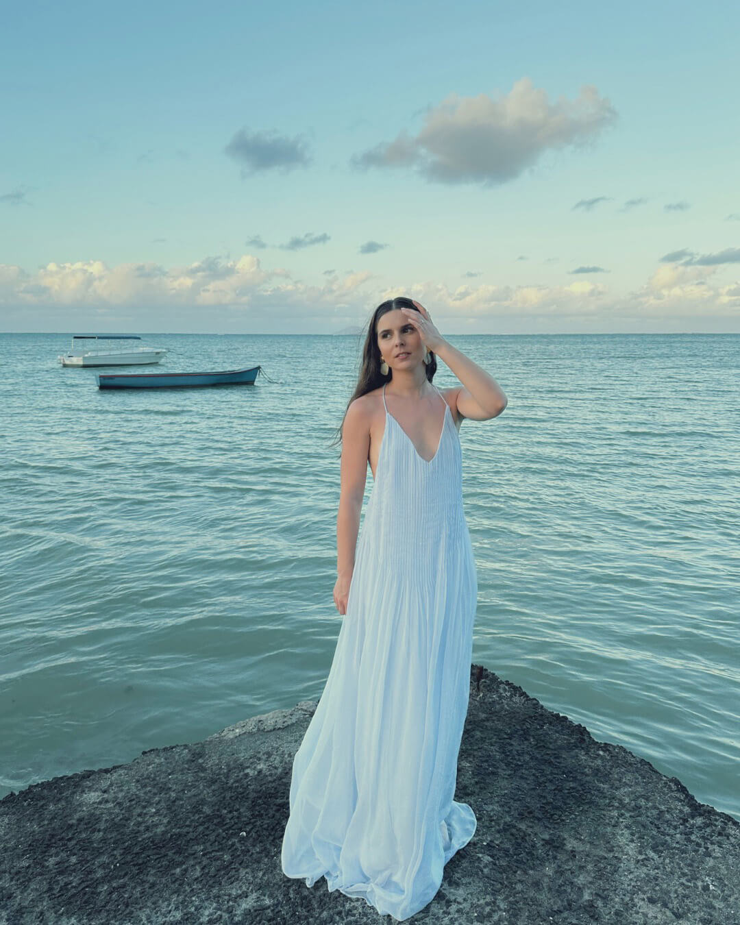 Anna Backless Maxi Dress - Backless Maxi Dress for Women - Long Backless Dress - Summer Maxi Dress
