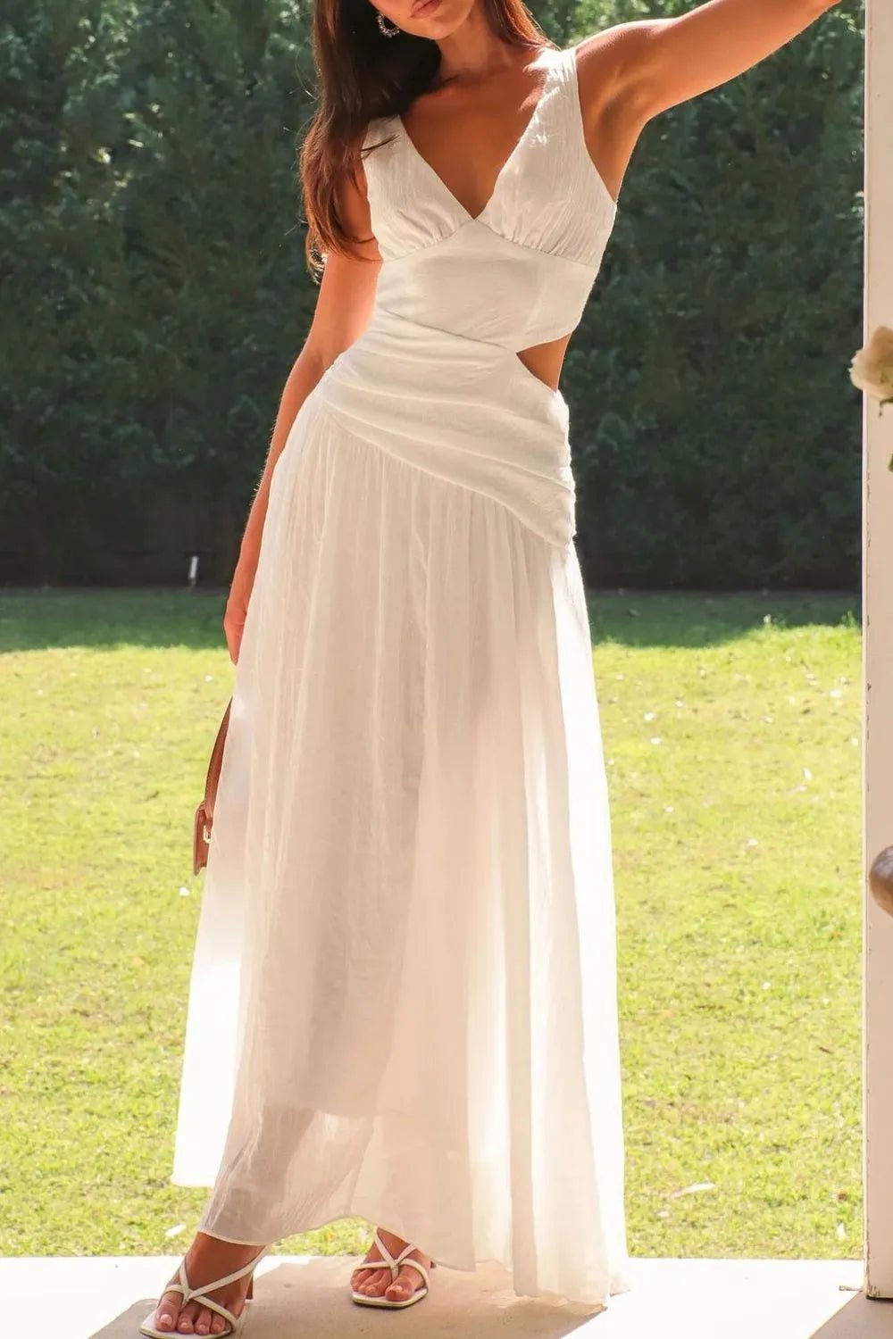 Lolita Cut-Out Ruched Maxi Dress